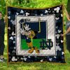 Disney Mickey Notre Dame Fighting Irish Ncaa Collected Collection Quilt Blanket Bedding Set 0