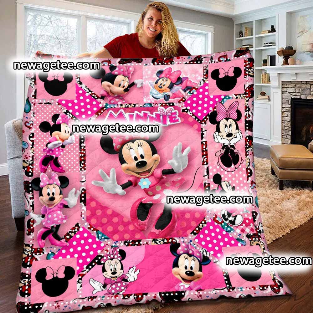 Disney Minnie Mouse Fleece Sherpa Blanket 0