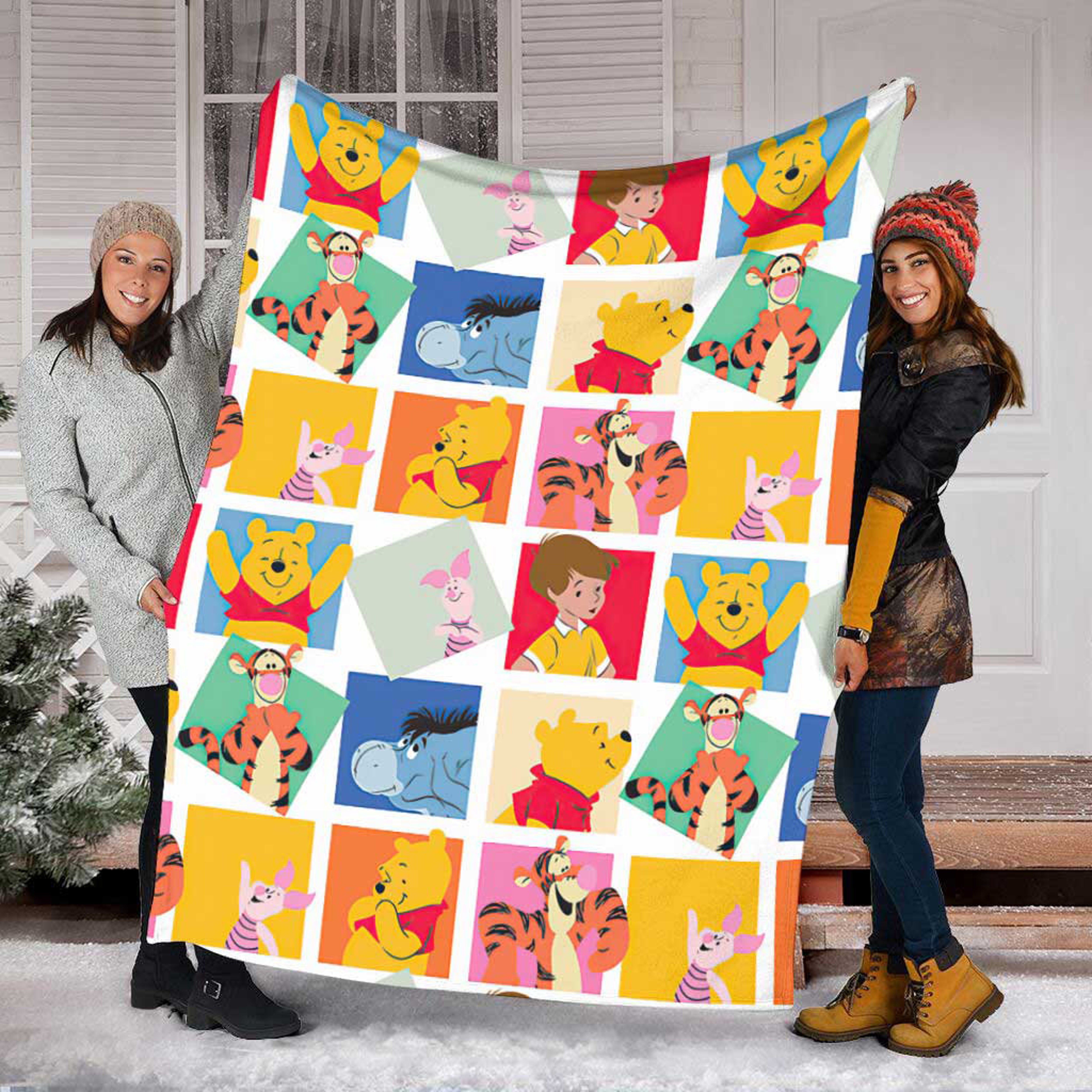 Disney Winnie The Pooh Quilt Blanket Perfect Birthday Gift for Pooh Bear Fans 0