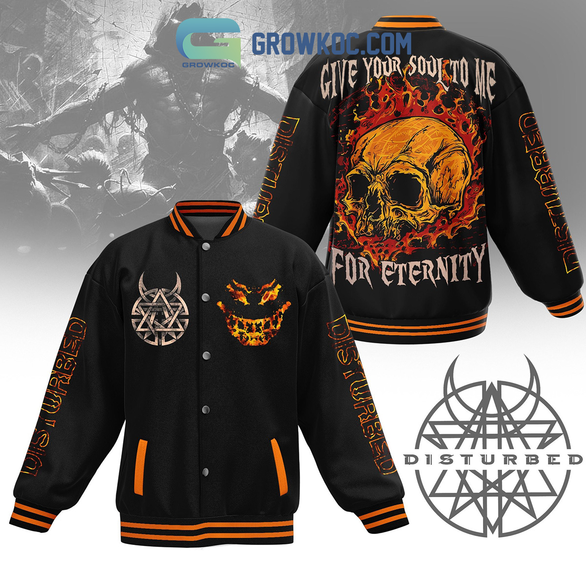 Disturbed For Eternity Fan Baseball Jacket2B1 maxSW