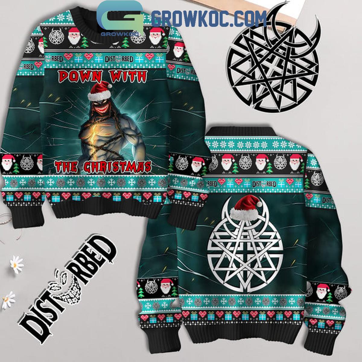Disturbed The Sickness Get Down With The Christmas Ugly Sweater 1 PgToL