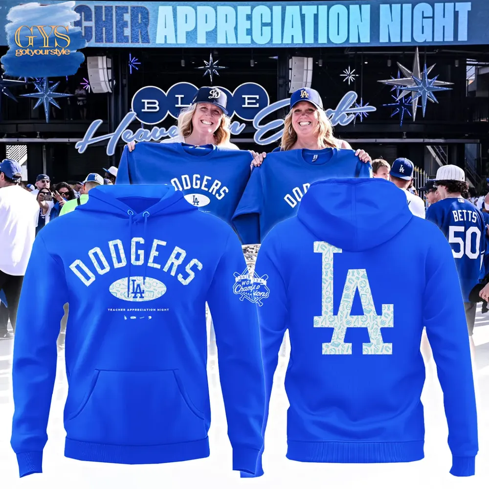 Dodgers Teacher Appreciation Night 2025 Limited Edition Hoodie 1