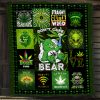 Dont Care Bear Weed Quilt Blanket Cotton Quilting Bedding Set 0