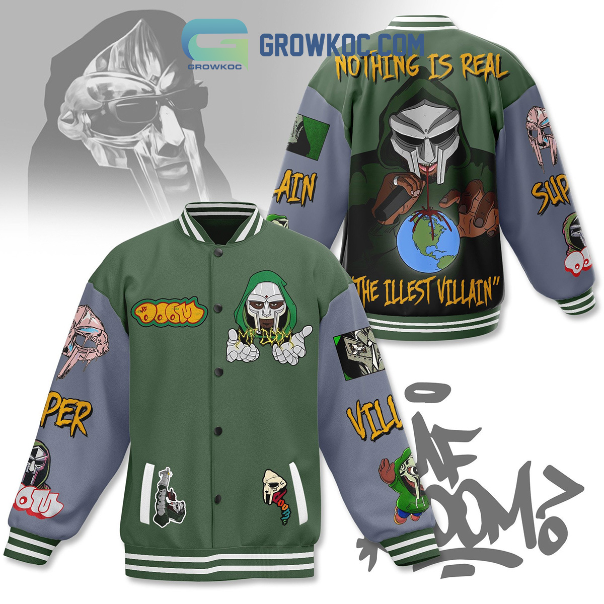 Doom The Illest Villian Proud Fan Baseball Jacket2B1 215Dq