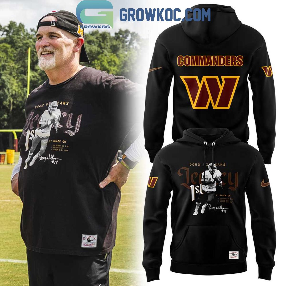Doug Williams Washington Commanders Signature Hoodie Shirt 1 BGwja