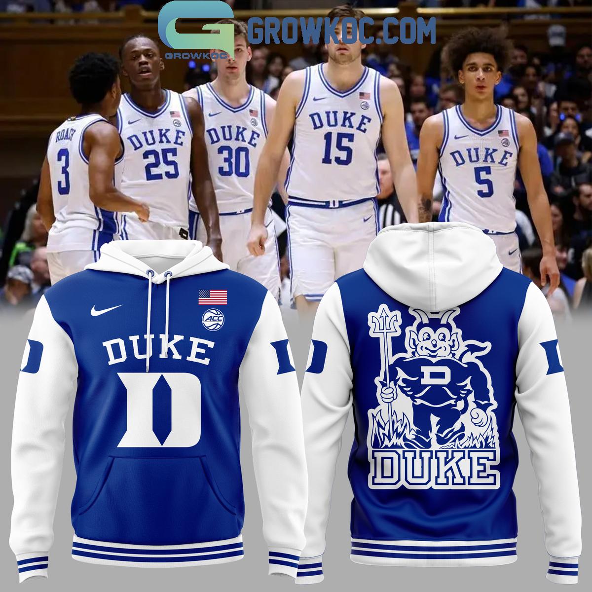 Duke Blue Devils 2024 MenE28099s Basketball Ready For Game Hoodie T Shirt 1 YbAr4