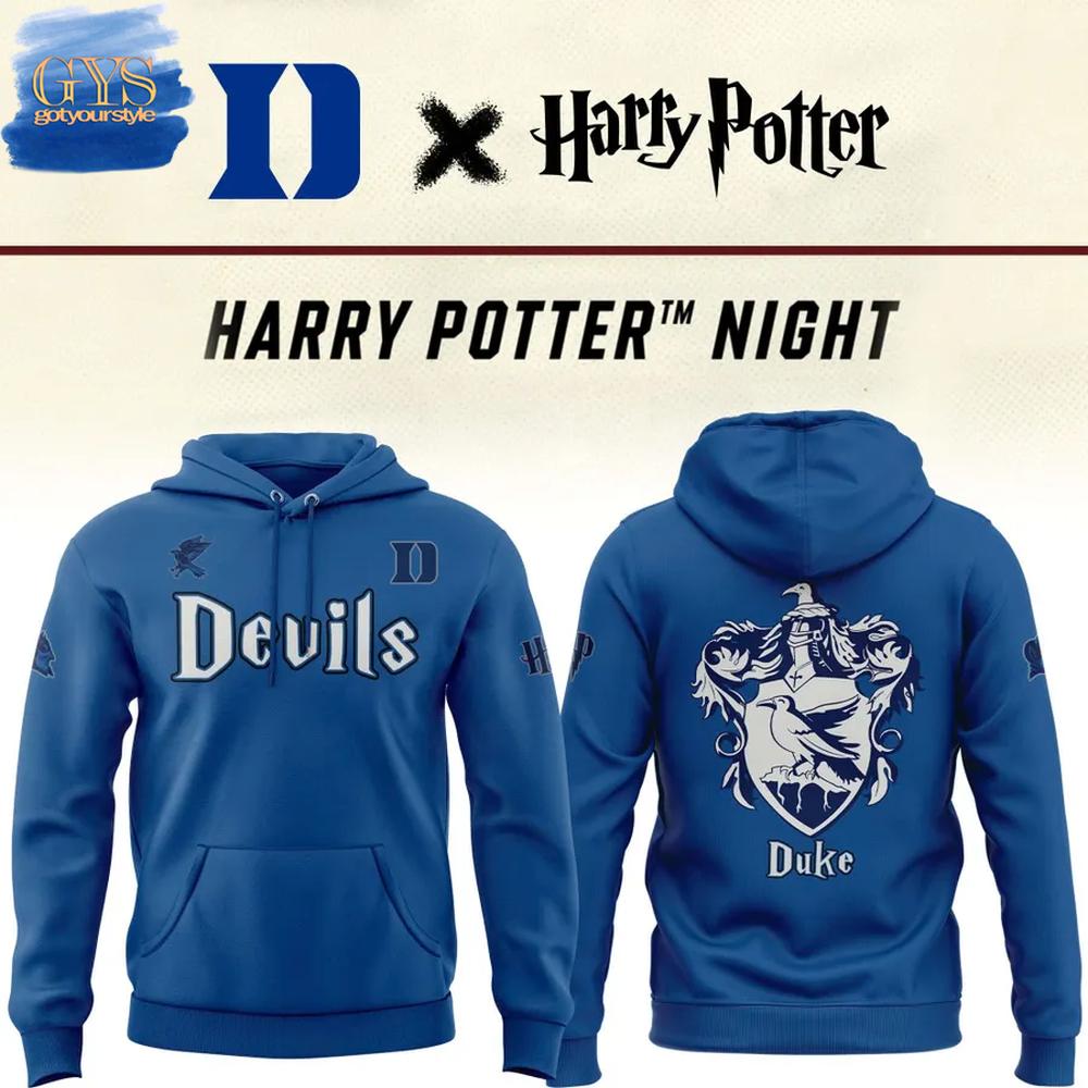 Duke Blue Devils 2025 Harry Potter Night Limited Edition Hoodie 1