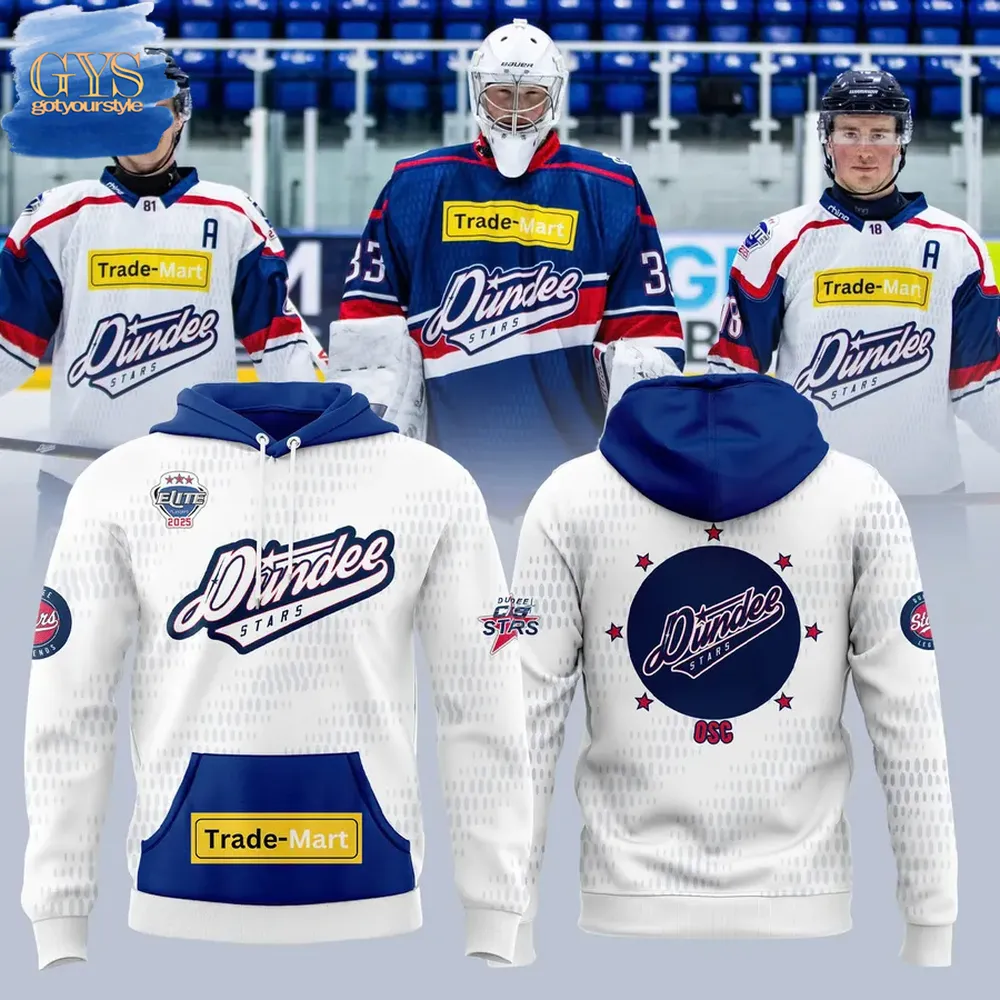 Dundee Stars New Season 2025 Uniform Limited Edition Hoodie 1
