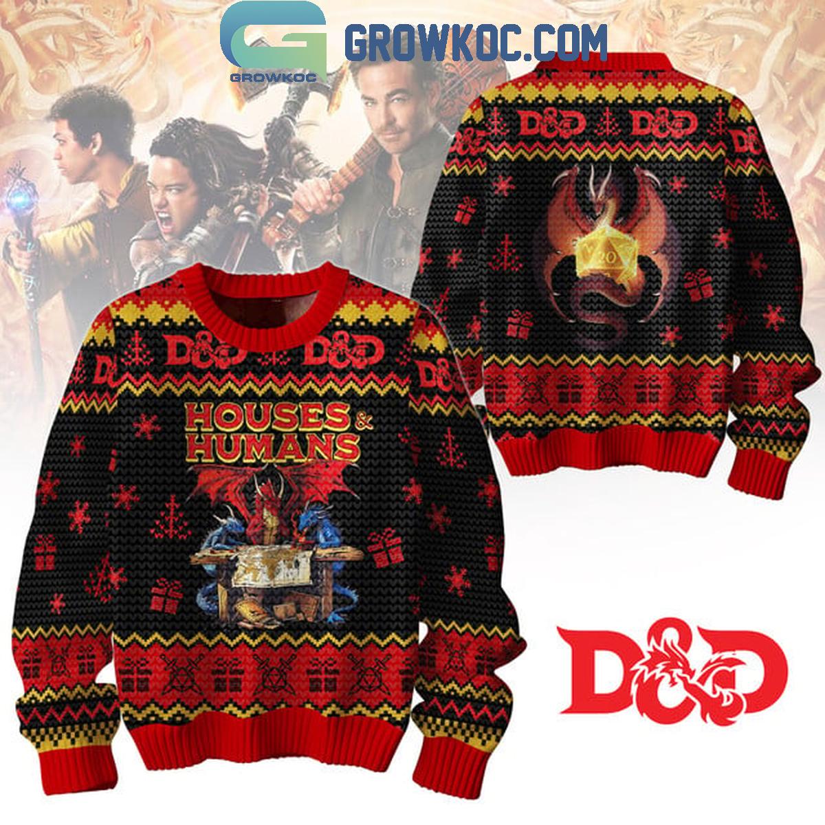 Dungeons 26 Dragons Honor Among Thieves 2024 Christmas Ugly Sweater 1 rEnzy