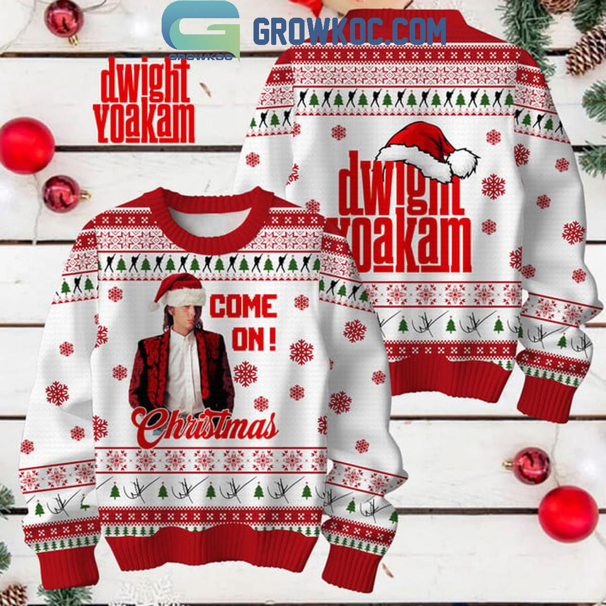 Dwight Yoakam Come On Love In Christmas Ugly Sweater 1 wXhQz