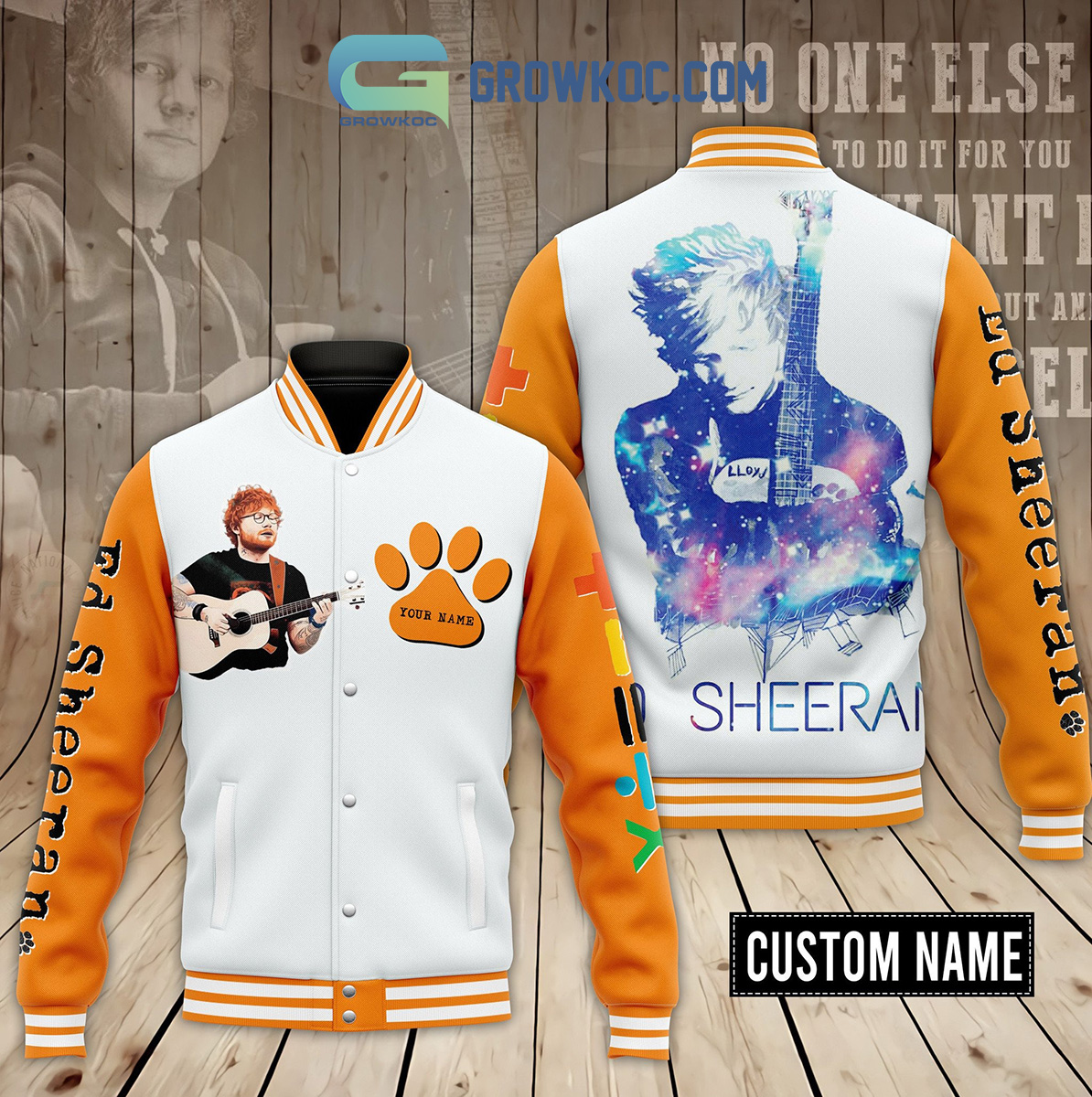 Ed Sheeran 2024 Tour Personalized Baseball Jacket2B1 eRuax