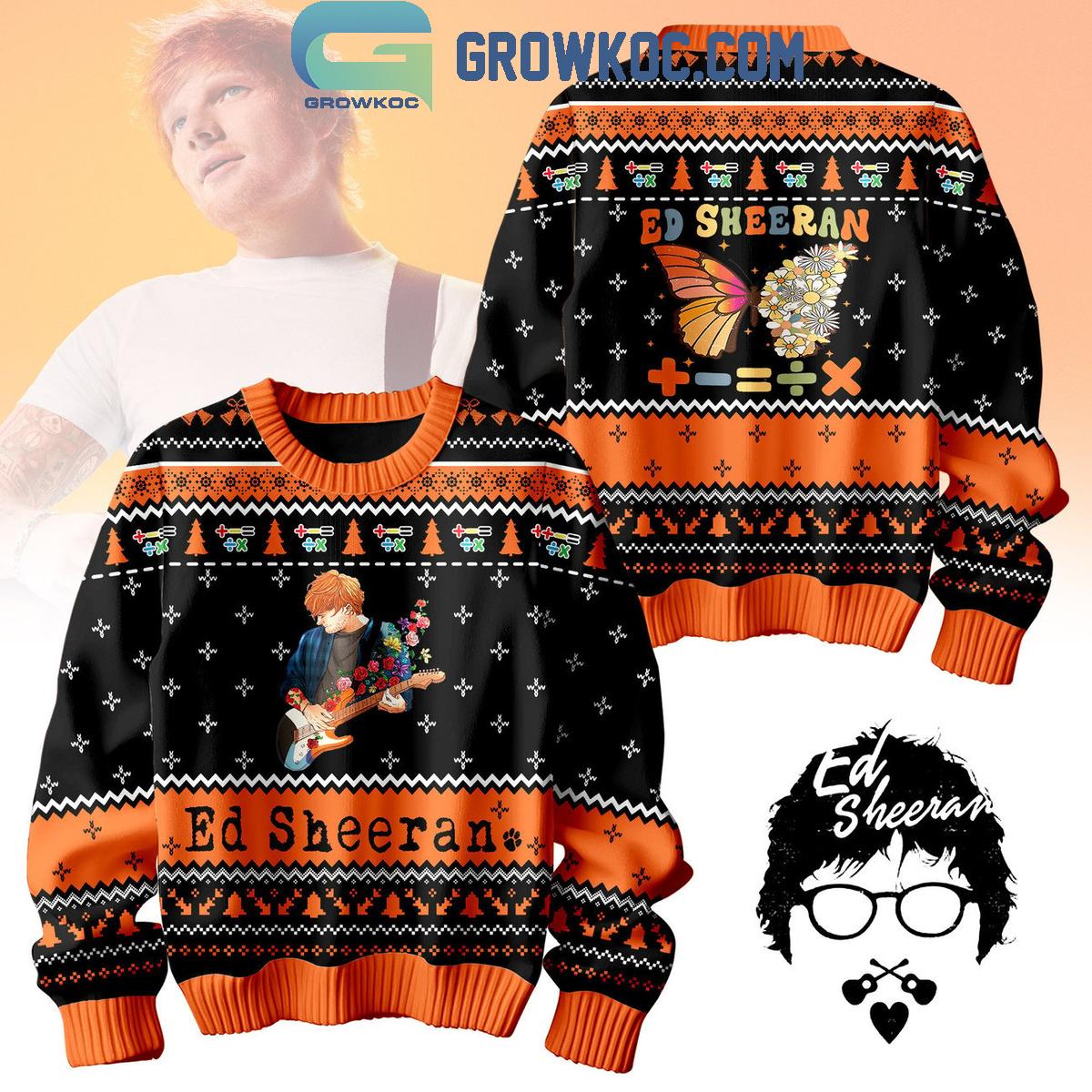 Ed Sheeran Mathematics Celebration Christmas Ugly Sweater 1 pPYrL