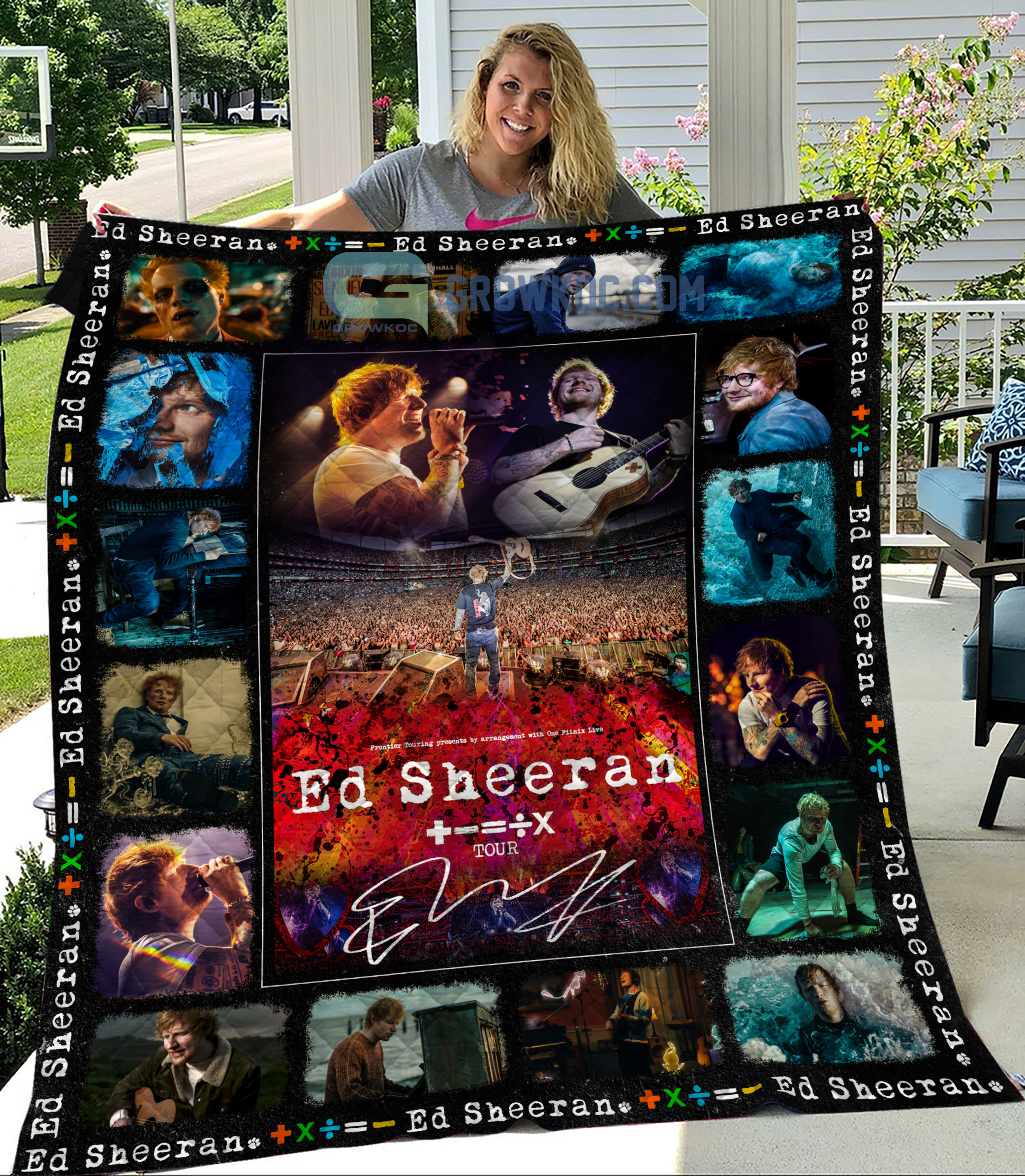 Ed2BSheeran2B20232BTour2BFleece2BBlanket2BQuilt2B1 VOIqC