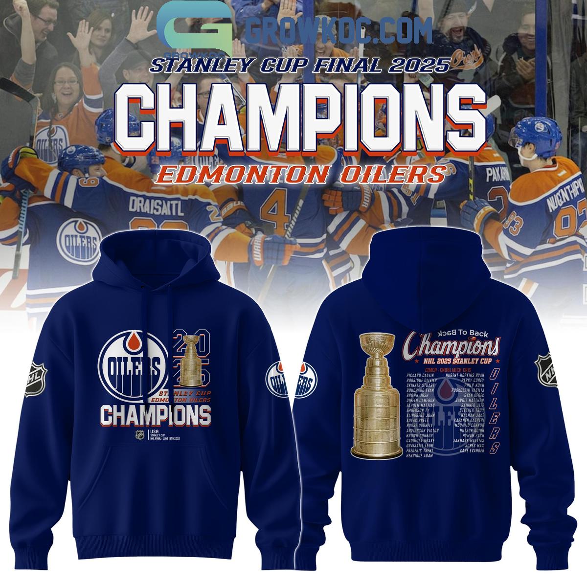Edmonton Oilers Stanley Cup 2025 Champions Blue Hoodie T Shirt 1 3zxQg