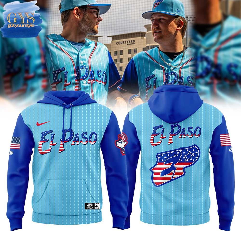El Paso Chihuahuas Independence Day Limited Edition Hoodie 1