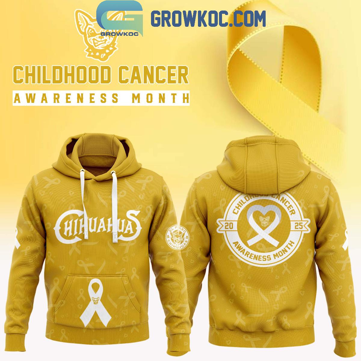 El Paso Chihuahuas x Childhood Cancer Awarness Month 2025 Hoodie Shirt 1 D419f