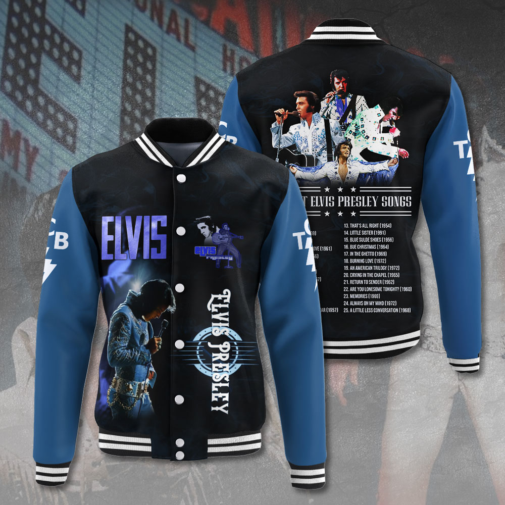 Elvis Presley Baseball Jacket HUANNM4641 EP1 Linh