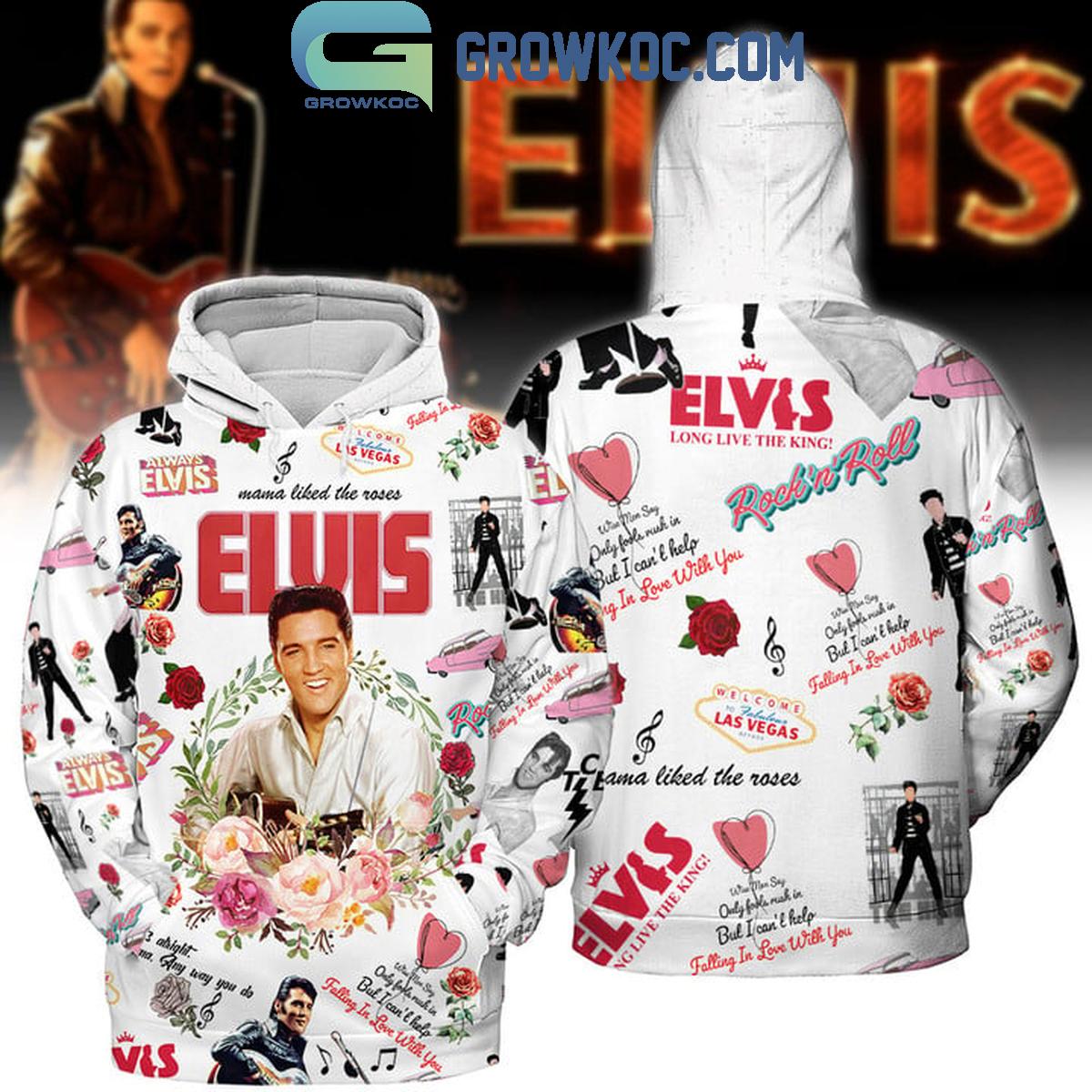 Elvis Presley Long Live The King In Love With You 1935 1977 Hoodie T Shirt 1 cns4r