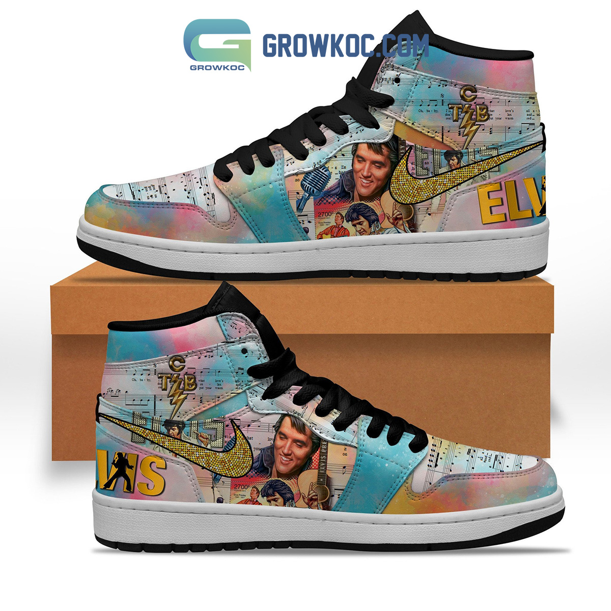 Elvis Presley Smile Air Jordan 1 Shoe2B1 9yiIj