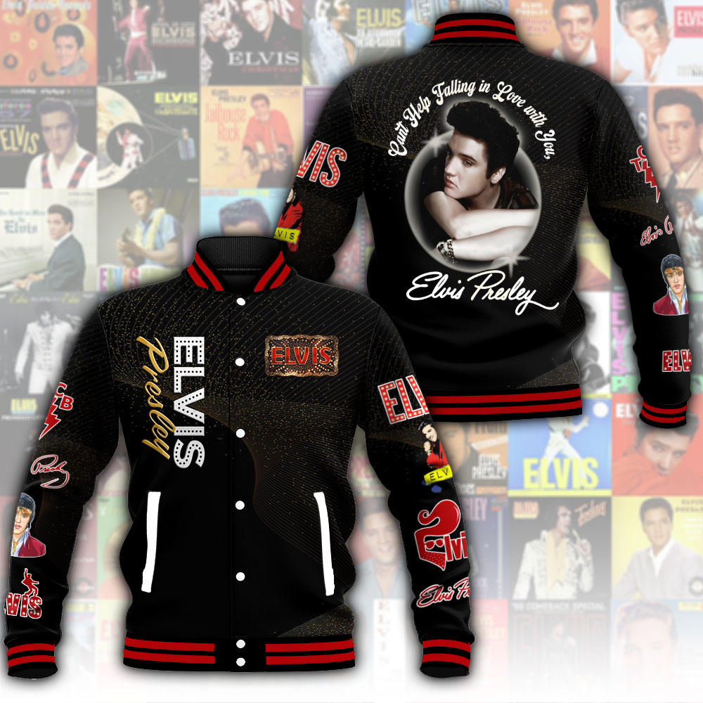 Elvis Presley Varsity Jacket HUANNM5534 Linh