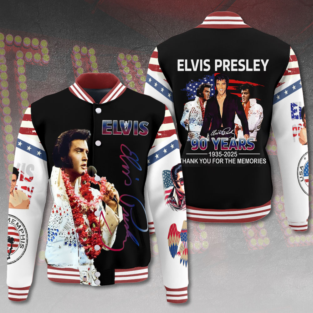 Elvis Presley Varsity Jacket MAITM9256