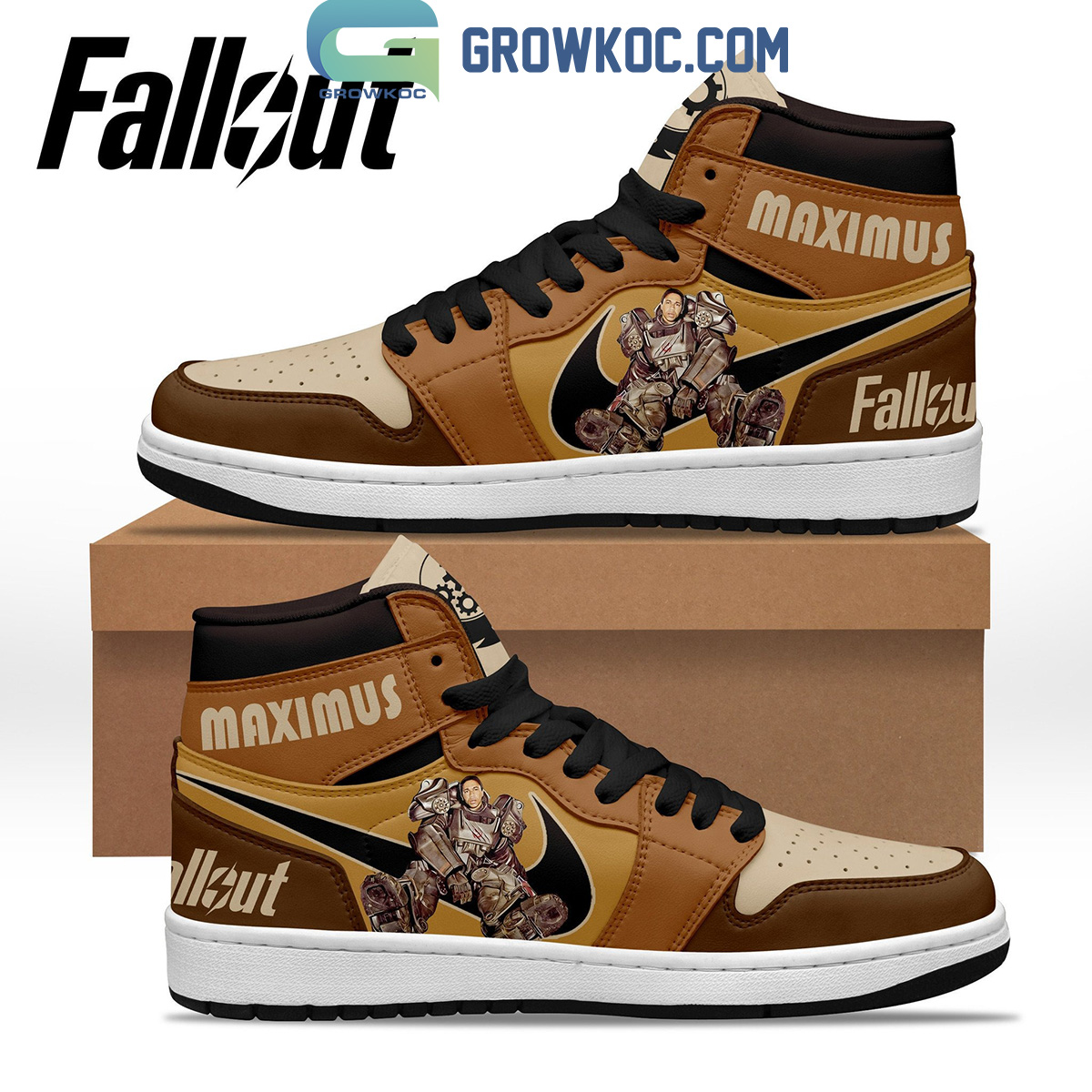 Fallout Maximus Fan Air Jordan 1 Shoes2B1 mjSMl