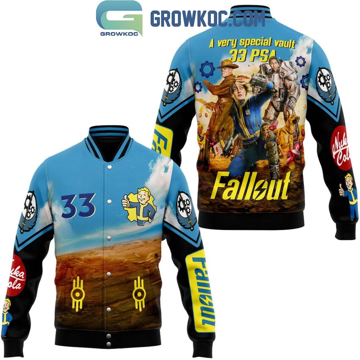 Fallout Nuka Cola 33 Vaultboy Baseball Jacket 1 uHvaT