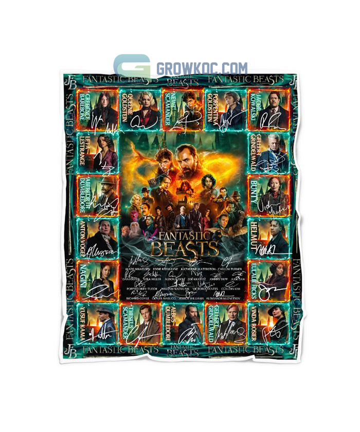 Fantastic Beasts Movies Fleece Blanket Quilts