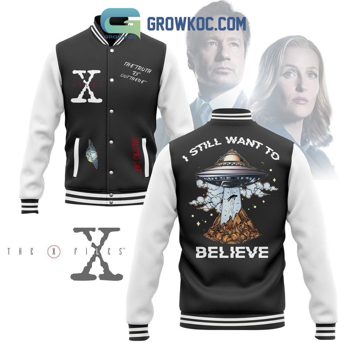 Files X I Still Want To Believe Baseball Jacket2B1 3gyqt
