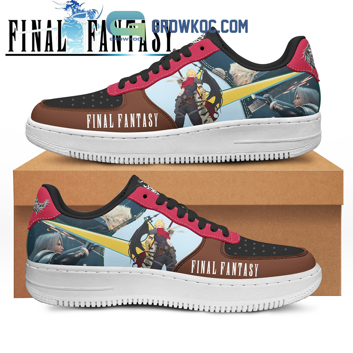 Final Fantasy Fan Love Legend Air Force 1 Shoes Red Version2B1 OrsBV