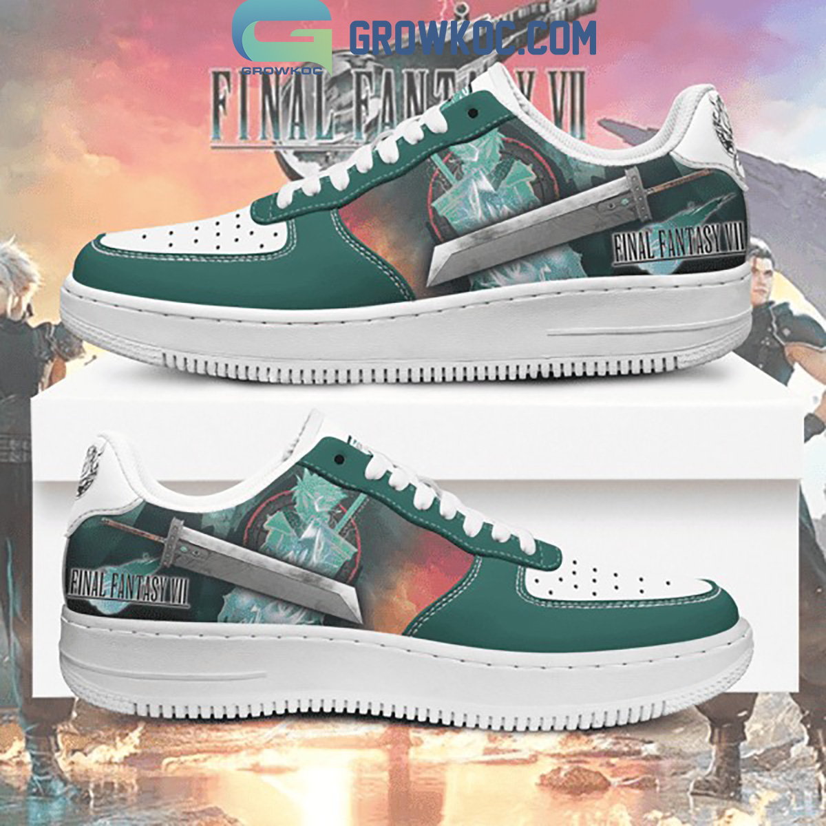 Final Fantasy VII Game Rebirth Fan Air Force 1 Shoes2B1 DPumk