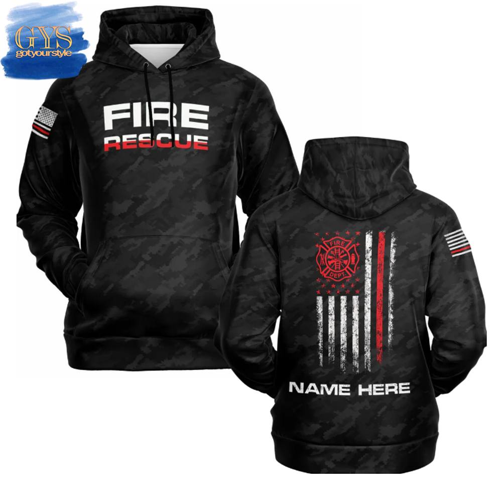Fire Rescue Personalized Limited Edition Hoodie 2