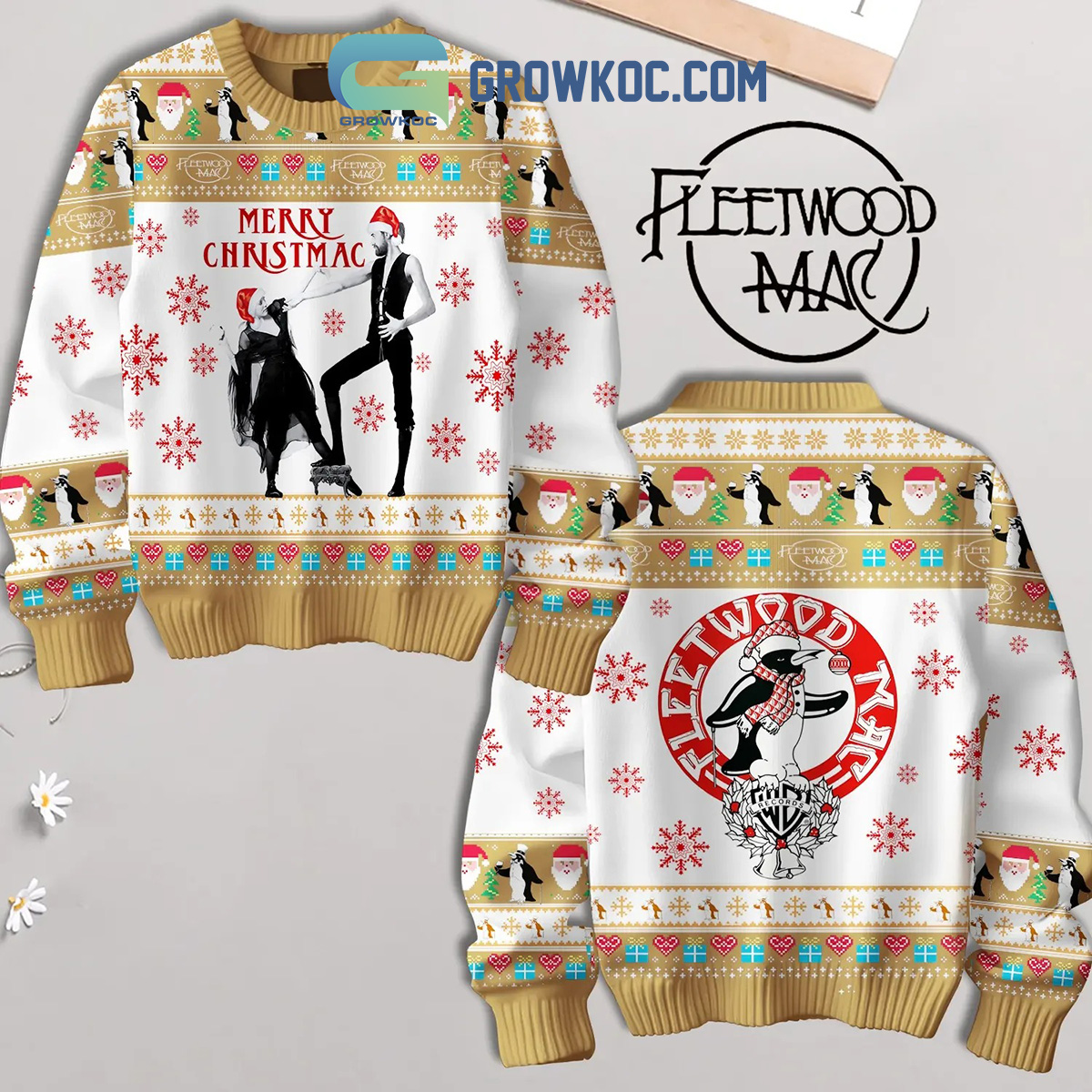 Fleetwood Mac Merry Princemas X mas Celebration 2024 Ugly Sweater2B1 lboSN