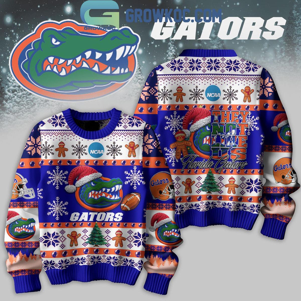 Florida Gators Christmas They Not Like Us Gators Ugly Sweater 1 NF4KE