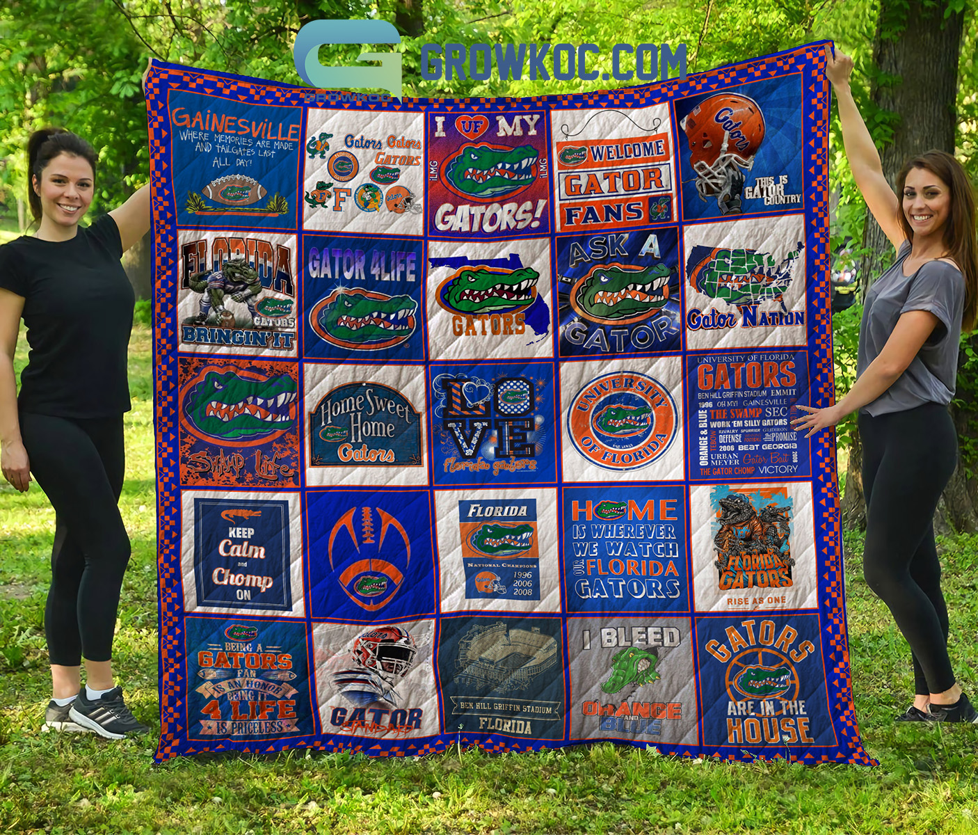 Florida Gators NCAA Collection Design Fleece Blanket Quilt2B1 3orv7