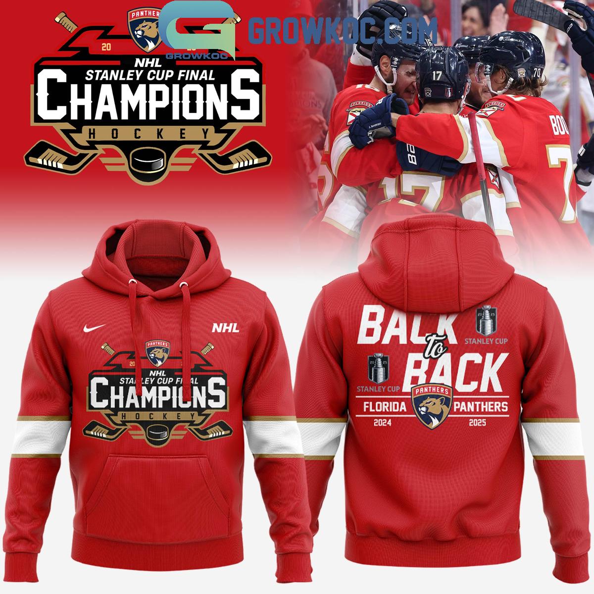 Florida Panthers 2025 Stanley Cup Champions Back To Back Hoodie T Shirt 1 8fynb