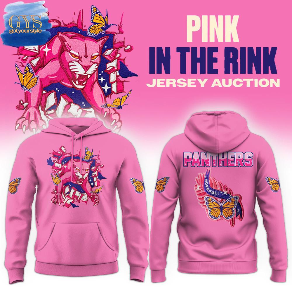 Florida Panthers Pink In The Rink 2024 Limited Edition Hoodie 1