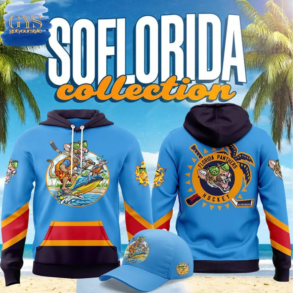 Florida Panthers SoFlorida Weekend Special Limited Edition Hoodie 1