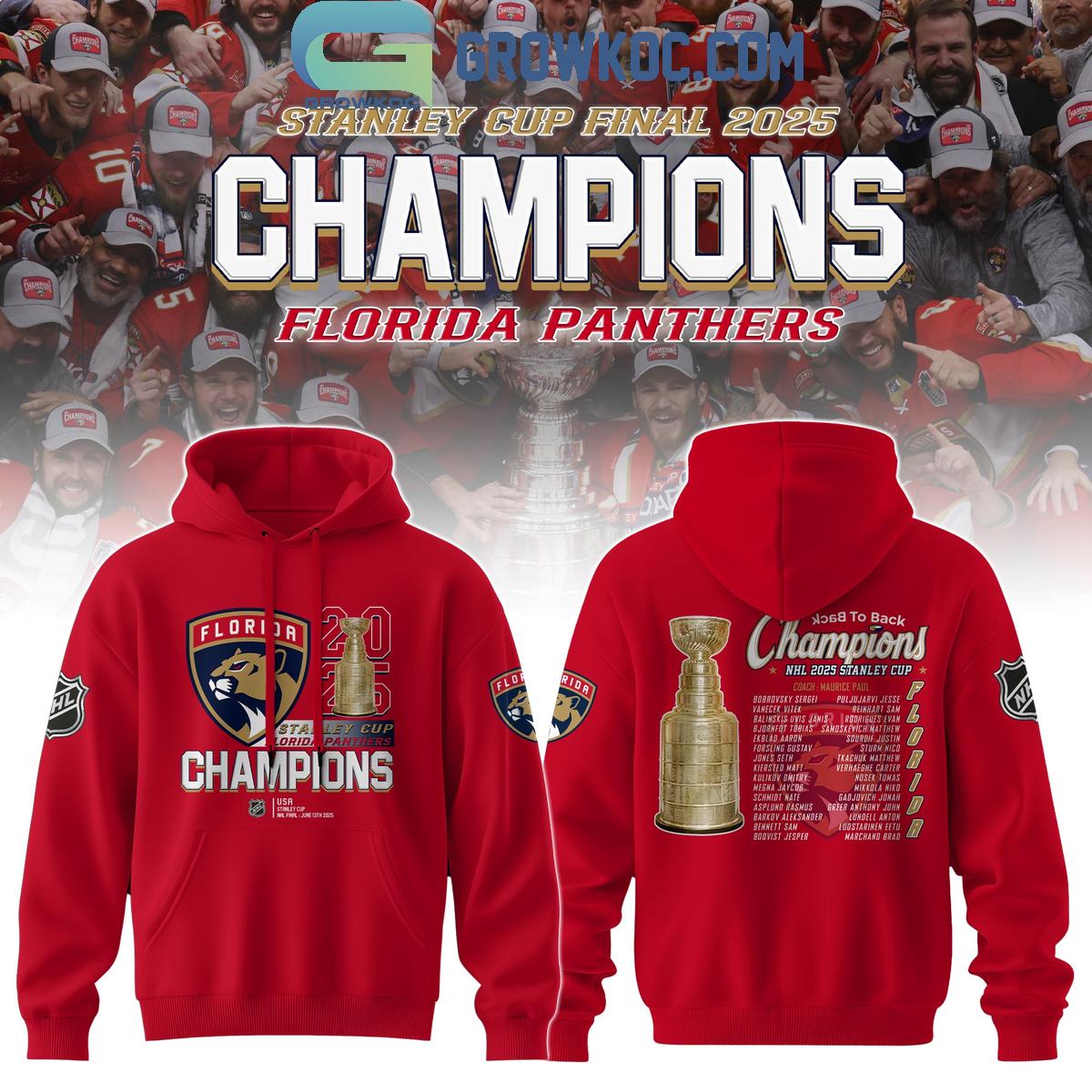 Florida Panthers Stanley Cup 2025 Champions Hoodie T Shirt 1 SMvQ1