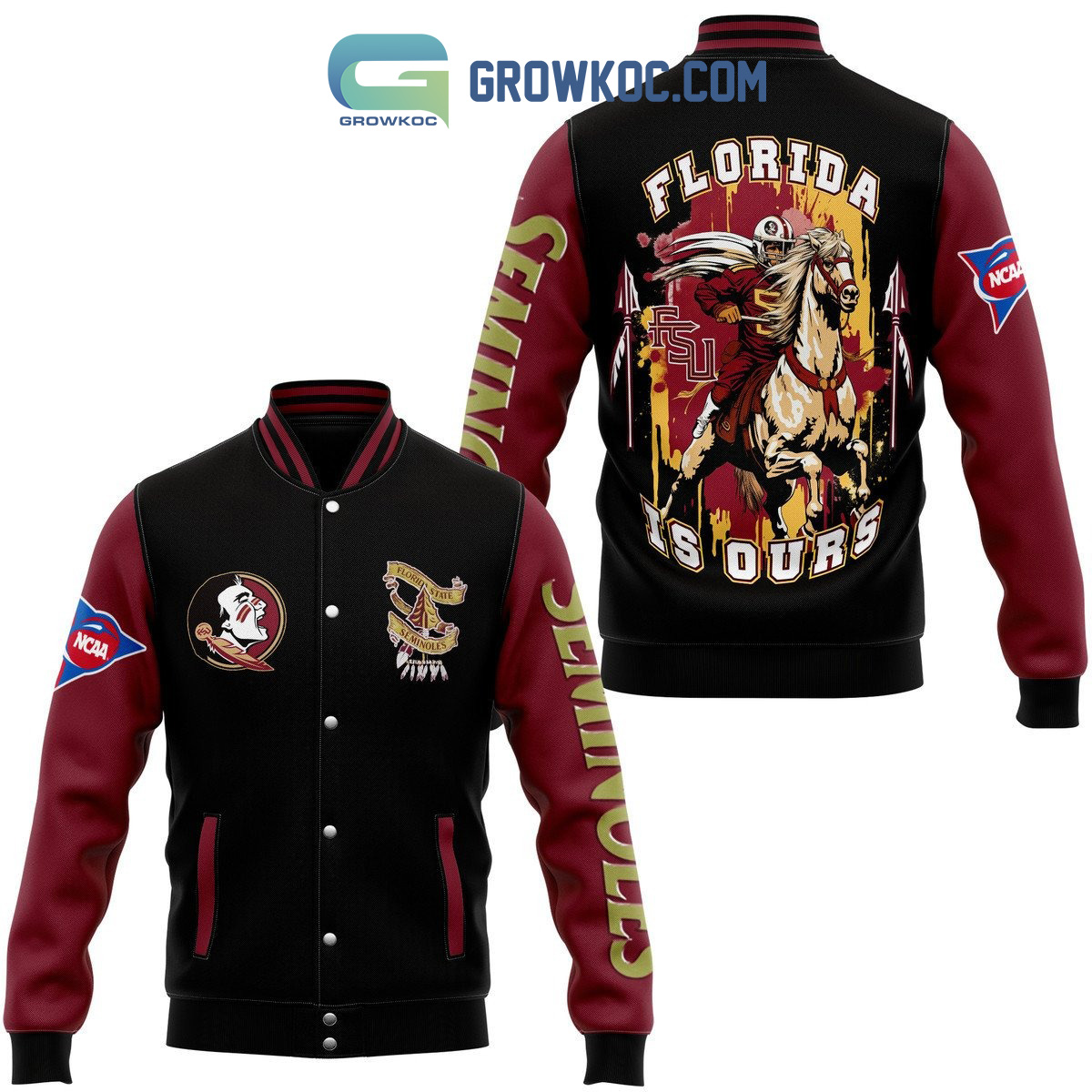 Florida State Seminoles Florida Is Ours Baseball Jacket2B1 TxG86