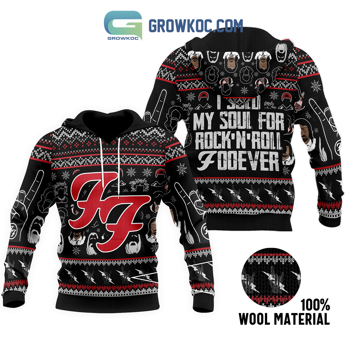 Foo Fighters Sold My Soul For RockNRoll Fooever Hoodie Shirts2B1 xQYJ5