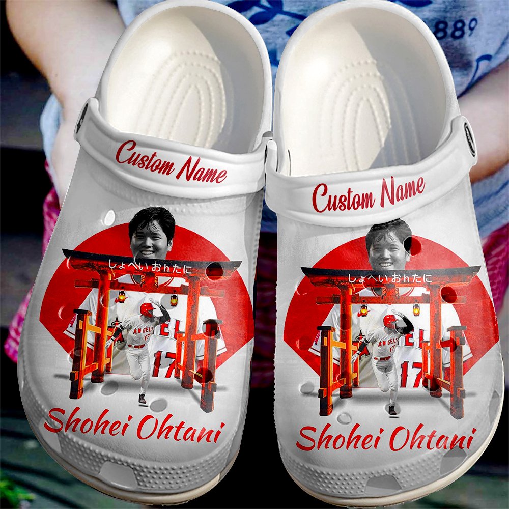 Footwearmerch Shohei Ohtani Los Angeles Dodgers MLB Sport Crocs Crocband Clogs Shoes Comfortable For Men Women and Kids 1