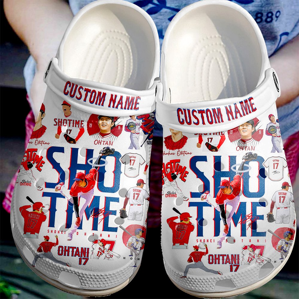Footwearmerch Shohei Ohtani Los Angeles Dodgers MLB Sport Crocs Crocband Clogs Shoes Comfortable For Men Women and Kids 2