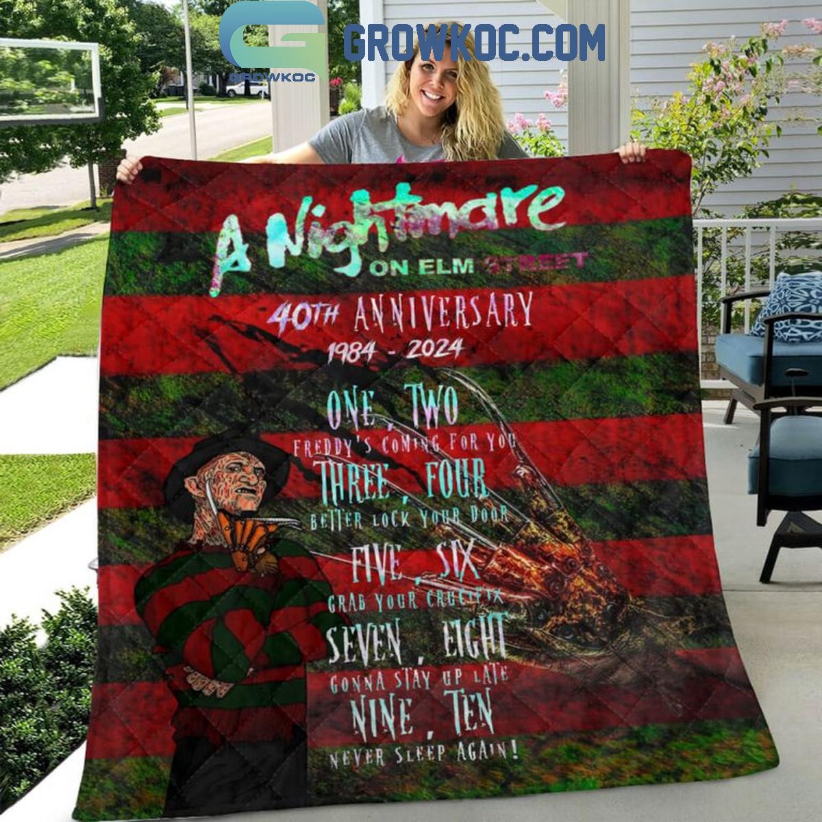 Freddy Krueger A Nightmare On Elm Street Fleece Blanket Quilt 1 IIu42