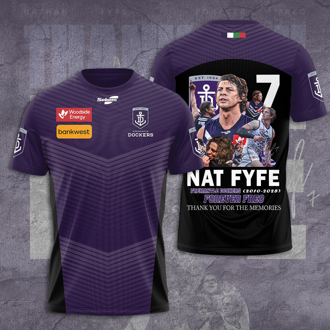 Fremantle Dockers x Nat Fyfe Apparel TANTN15247 T Shirt
