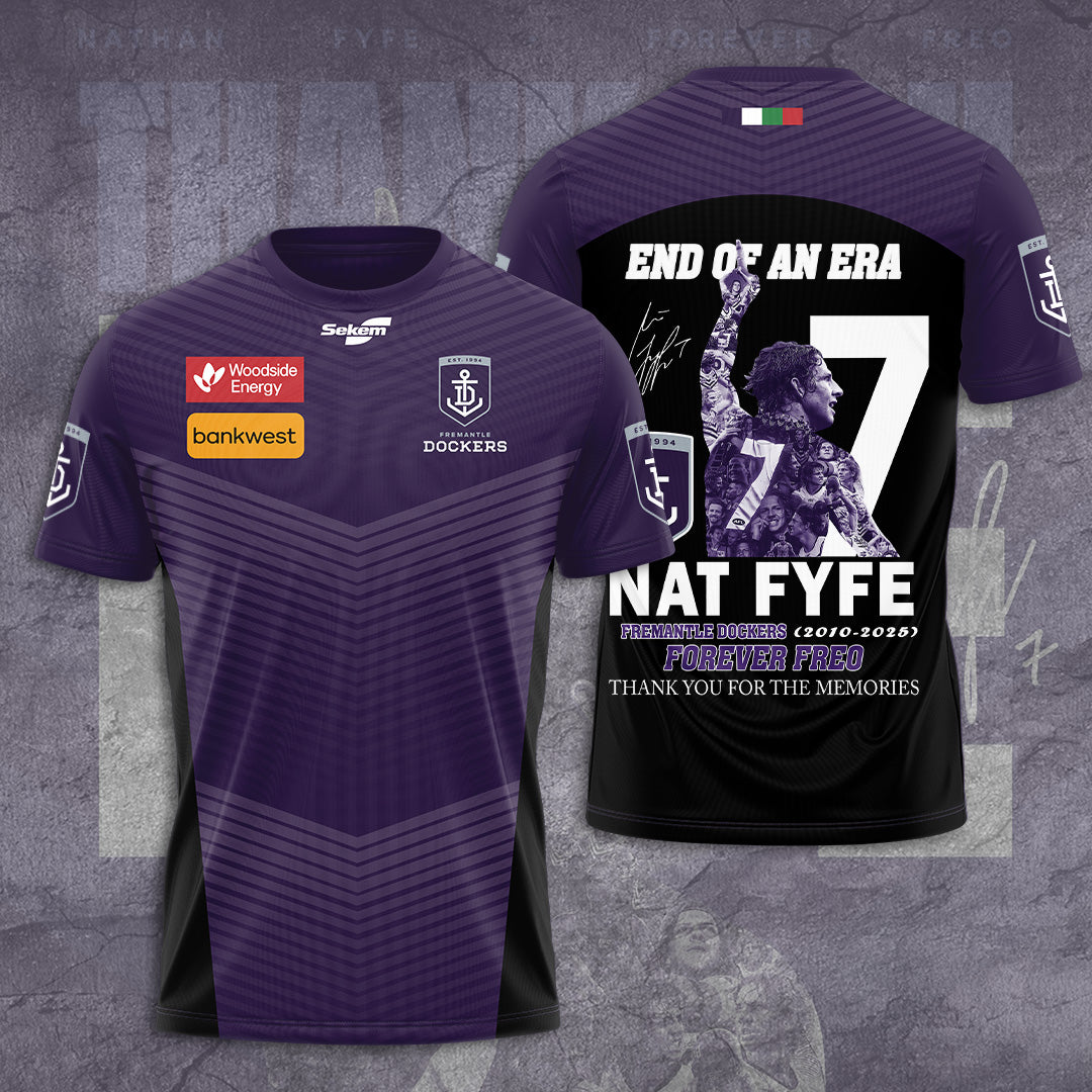 Fremantle Dockers x Nat Fyfe Apparel TANTN15251 T Shirt