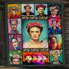 Frida Kahlo Blanket Quilt Exquisite Cotton Quilting Fabric Quilt for Art Enthusiasts 0