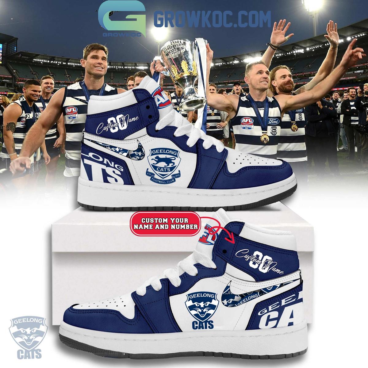 Geelong Cats Football Club Est 1859 Personalized 2024 Air Jordan 1 Shoes 1 sN46C