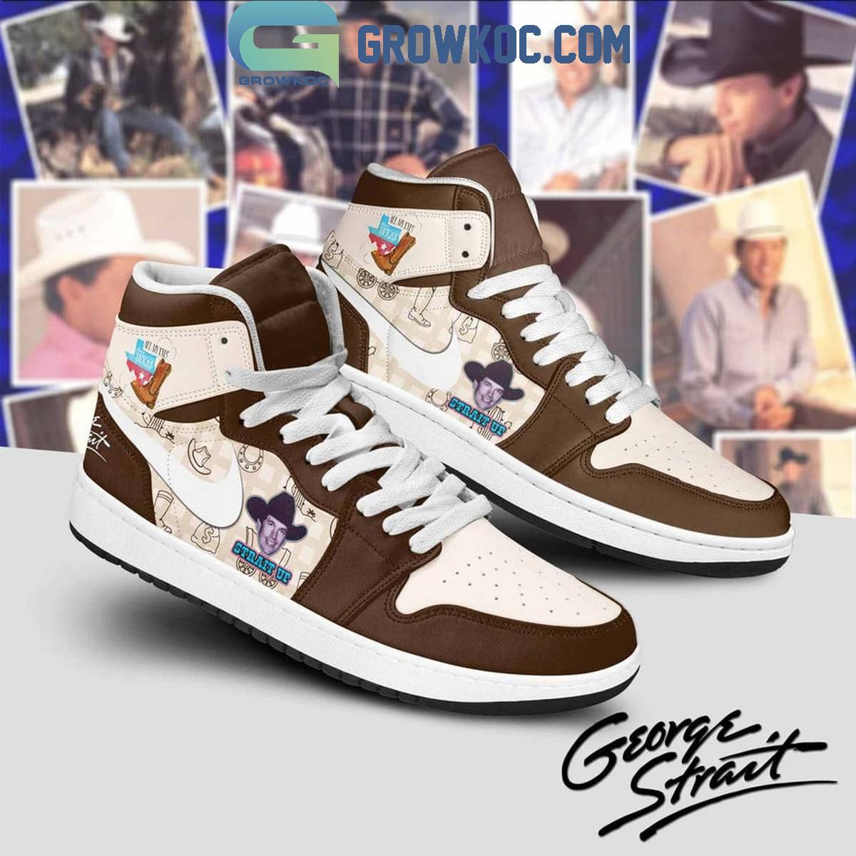 George Strait Strait Up Fan Air Jordan 1 Shoes 1 NxOjW