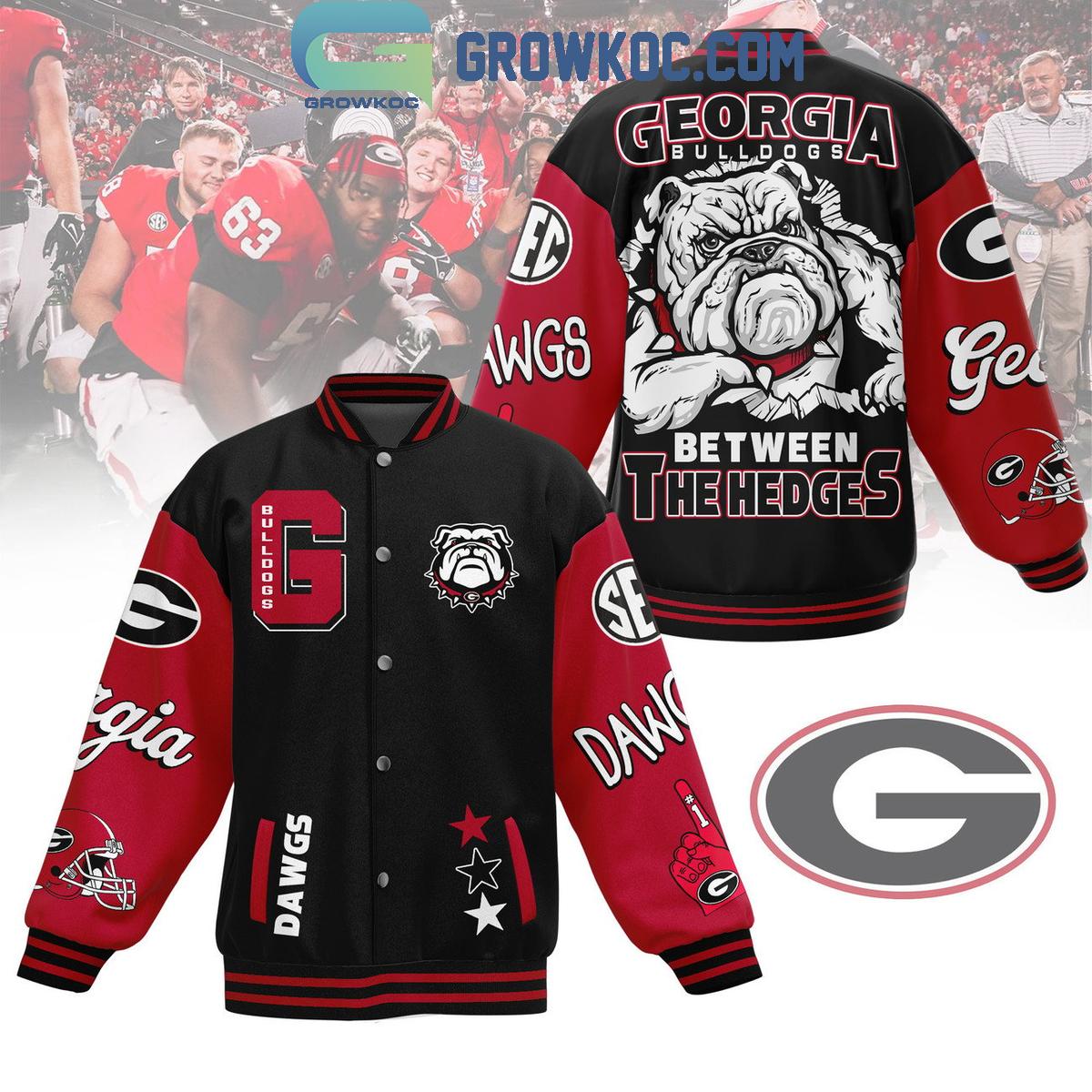 Georgia Bulldogs Go Dawgs Victory Baseball Jacket 1 ixMBi